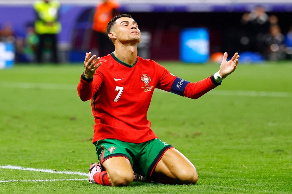 Kapten Timnas Portugal Cristiano Ronaldo di Euro 2024 / Reuters-Wolfgang Rattay